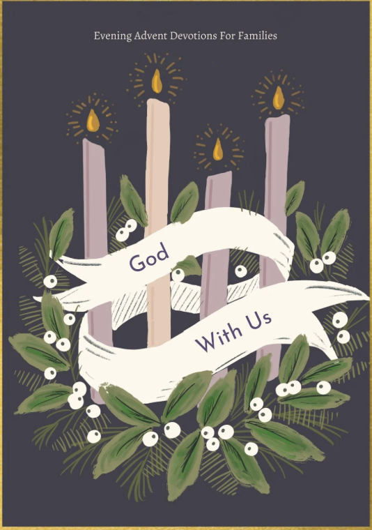 Cover image of God With Us resource showing Advent wreath